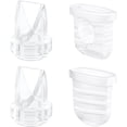 thumbnail image 1 of 2pcs Duckbill Valves and 2pcs Silicone Diaphragms Compatible with Lansinoh Discreet Duo, eufy E10 S1 S1 Pro,NCVI Nuliie NICEGREEN Life S32 Breast Pump Replacement Parts, S32 Breast Pump Accessories, 1 of 6
