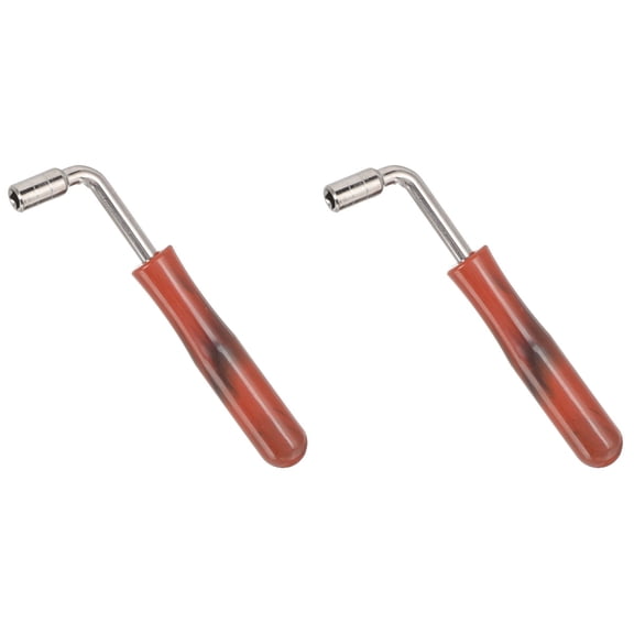 2pcs Dulcimer Tuning Lever Harp Tuning Wrench Dulcimer Adjustment Wrench Dulcimer Supply