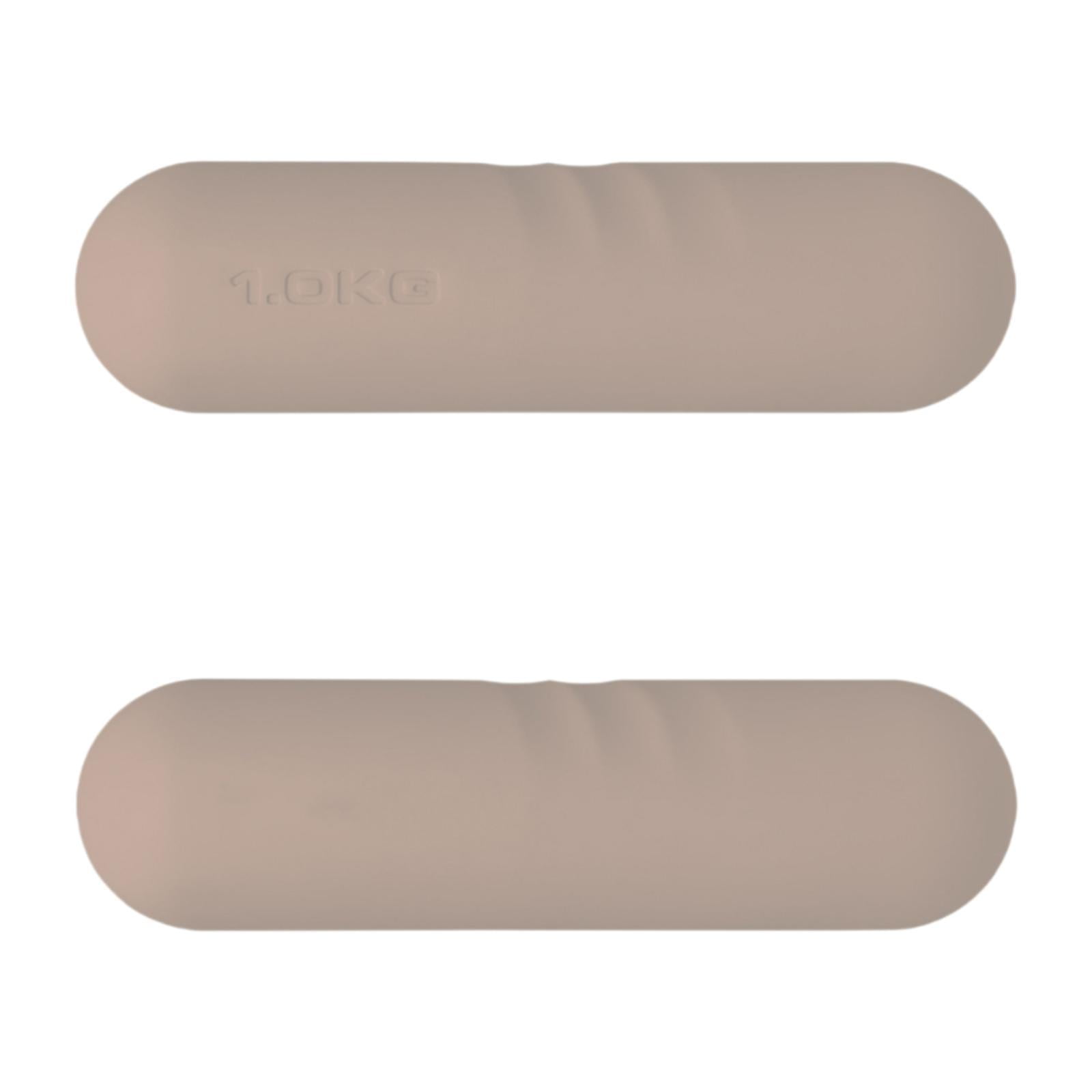 2pcs Dumbbell Weight Bar Hand Weights Strength Training Anti Slip Silicone Coating for Kids Adults Home Gym