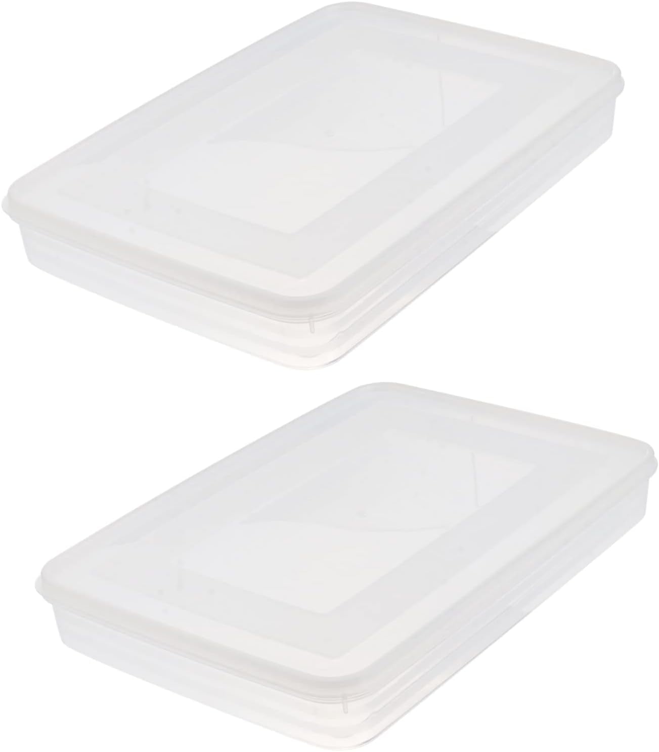2pcs Dumpling Box Large Airtight Containers Food Container Refrigerator