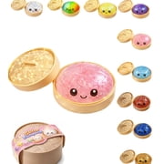 2pcs Dumpling Squishy, Mega Rainbow Dumplings, Soft Squeeze Decompression Dough random color