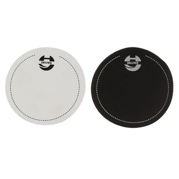 2pcs Durable Drumhead Drum Skin Protector Pads Musical Percussion Parts