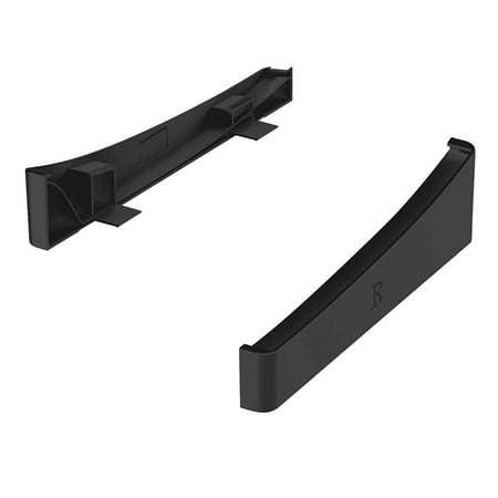 2pcs Durable Holder Game Accessories Display Stand Horizontal Base Bracket Game Console Dock BLACK
