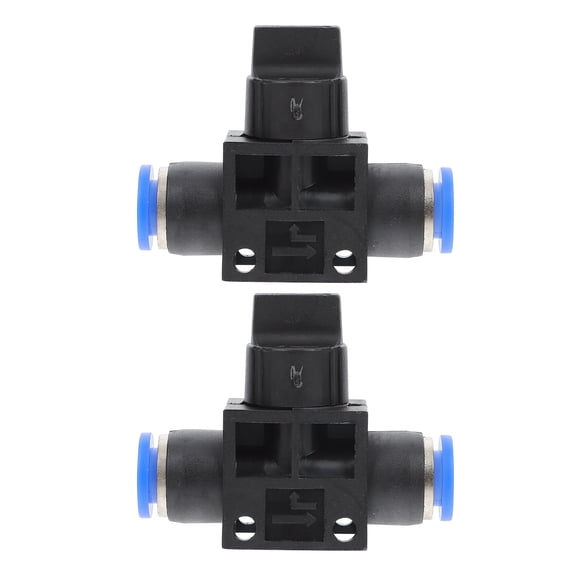 2-Pack Pneumatic Air Compressor Hose Connectors with Quick-Install Pipeline Joints for Enhanced Airflow Efficiency and Performance