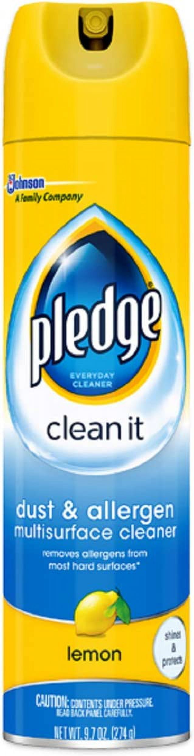 2pcs Dust & Allergen Multisurface Cleaner, Lemon Scent, 9.7 Ounces ...
