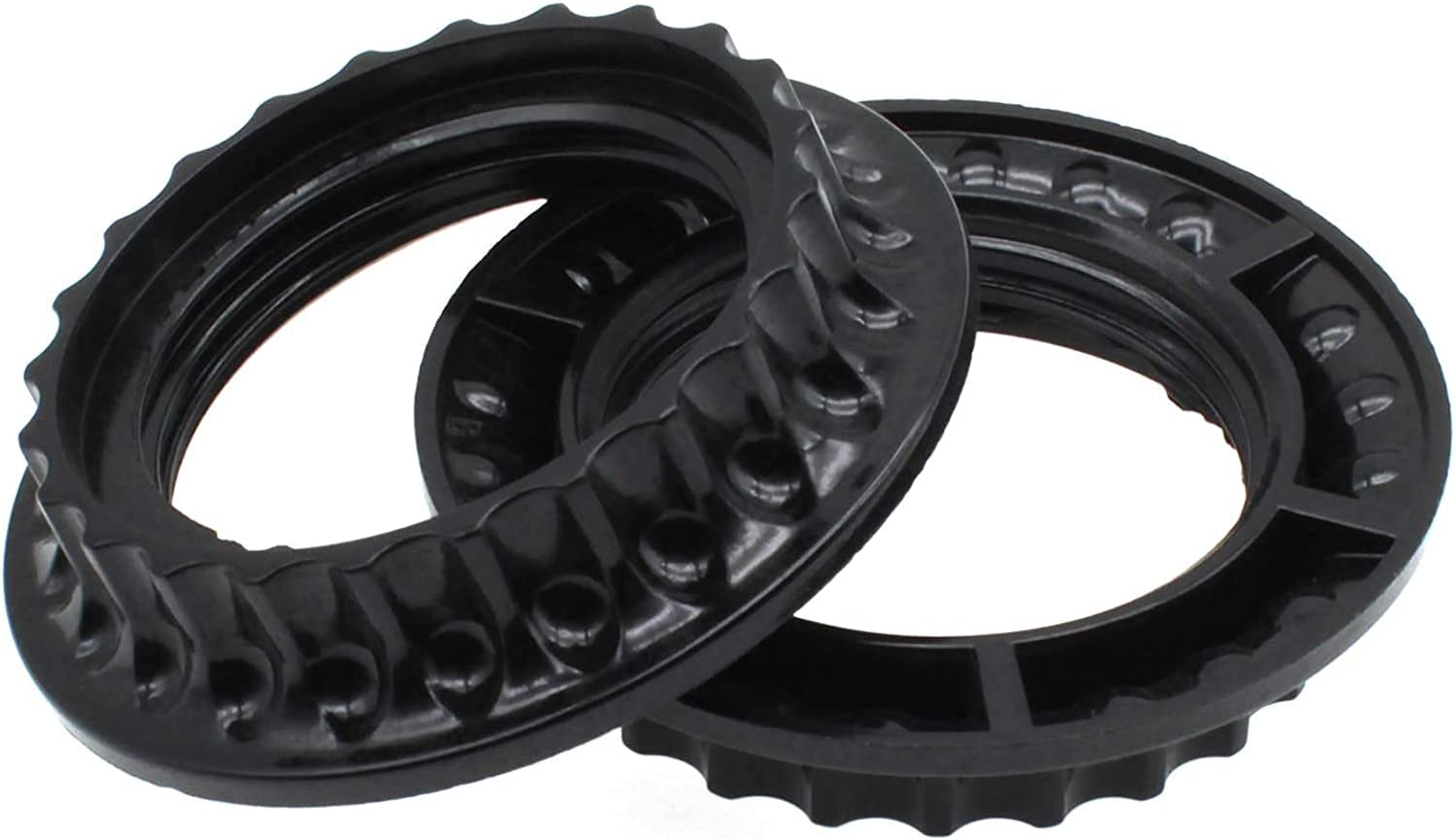 2pcs E26 Light Socket Collar Rings, 13/8 Inch, Retainer Rings