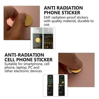 EMF Protection Cell Phone Stickers, 5Pcs 2 In 1 5G EMF Blocker Sticker Anti  Radiation Protector Stickers Electronic Equipment for Mobile Phones Laptops  