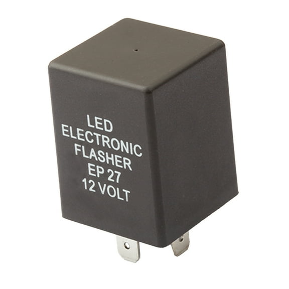 2pcs EP27 FL27 Electronic Flasher 5-Pins 12VDC 30A Relay Fix for Bulb Turn Signal-2pcs