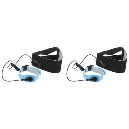 2pcs ESD Anti Static Foot Heel Straps Anti Static Wrist Strap 8.5" for Protecting Electronics Against Electric Shock