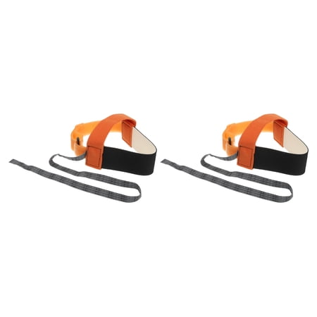 2pcs ESD Anti Static Foot Heel Straps Anti Static Wrist Strap Band Adjustable for Grounding Orange