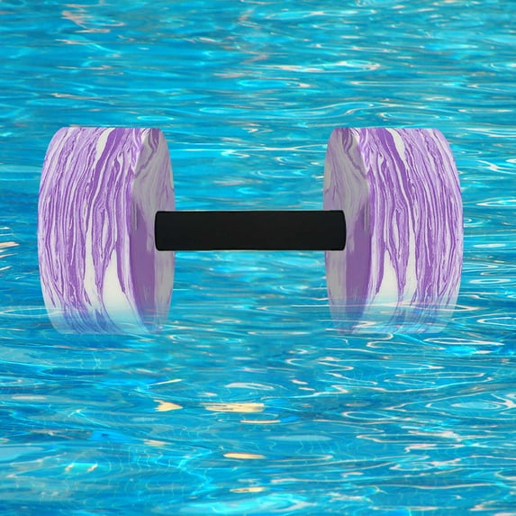 2pcs EVA Foam Aquatic Dumbbells Water Exercise Floatation Equipment for Swimming and Fitness
