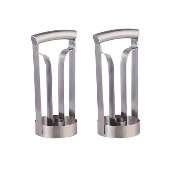 2pcs Easy to Use Pineapple Corer Slicer Stainless Steel Core Peeler for Home and Kitchen