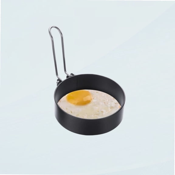 2pcs Egg Circle Egg Rings Circle Egg Cooker Omelette Ring Egg Cooker Frying Pan Round Egg Circle Stencil Egg Cooking Shaper Egg Cooking Ring Forming Machine Heart-shaped Forming