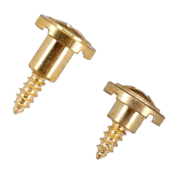 2pcs Electric Guitar String Retainer Guide Tree Round Slotted Guides Trees With Mounting Screw for Guitars