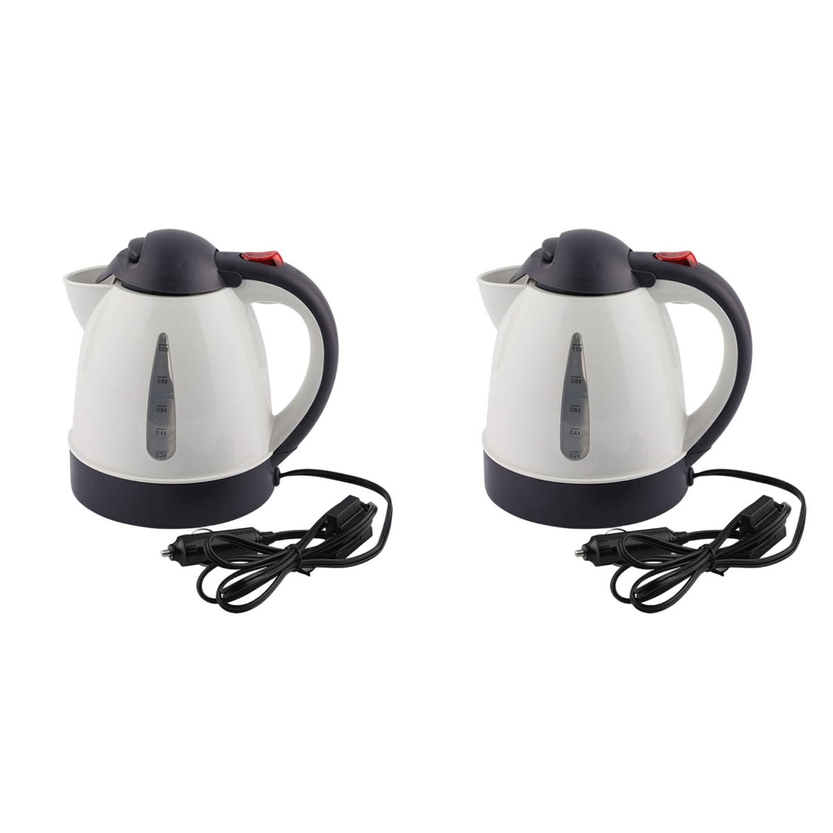 2pcs Electric Kettle Car Tea Kettle Fast and Quite Boiling Auto Shut