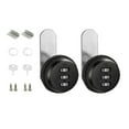2pcs Elegant 3 Digit Code Cams Lock for Mailbox and Cabinet Sturdy ...