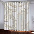 2pcs Elegant Golden Peacock Curtain Study，Living Room Dorm Room Window