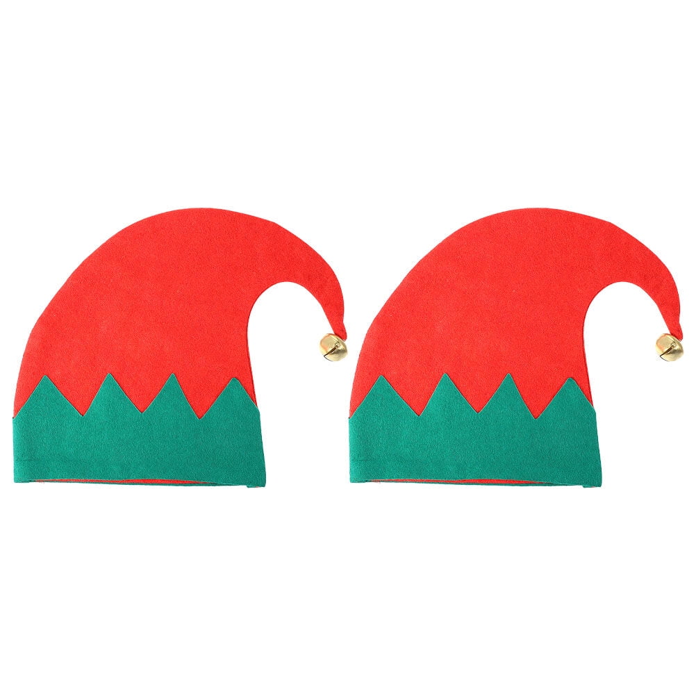 2pcs Elf Hats Christmas Costume Hats Christmas Dress Up Hats for ...