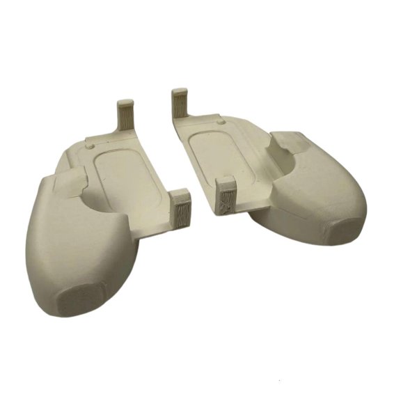 2pcs Ergonomic Controller Holding Grips Portable Handle Grip Gamepad Grip Gaming Accessory for RG35XX H RG35XXH Console