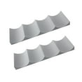 thumbnail image 1 of 2pcs European Style Wine Rack Plastic Wine Bottle Display Stacking Mat Can Easy Stacker Kitchen Cabinet Fridge Storage Rack Ramdom Color, 1 of 8