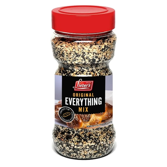 2pcs Everything Bagel Seasoning – Everything Bagel Spice with Sesame Seeds, Dried Onion, Garlic, Salt – Kosher Bagel Seasoning – Ideal for Mini Bagels, – 8.5oz Jar (8.5 oz pack of 1)