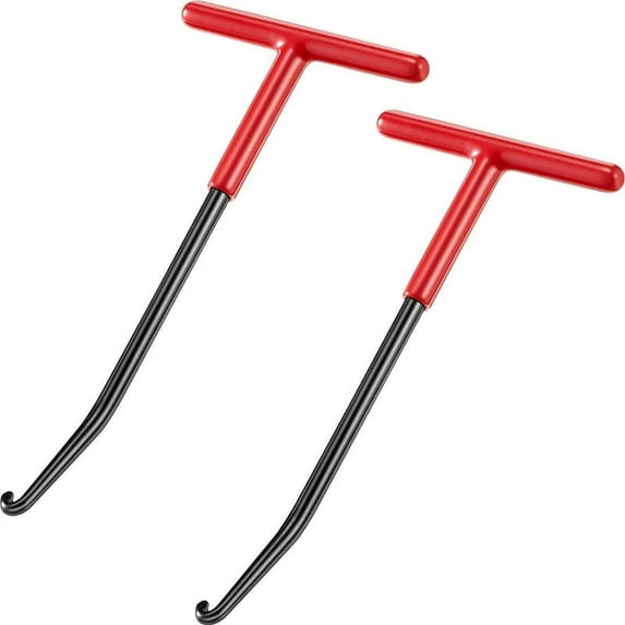 2pcs Exhaust Spring Puller Tool Hooks, T Handle Hooks Snowmobile