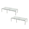 thumbnail image 1 of 2pcs Expandable Cabinet Storage Shelf Rack Stackable Kitchen Foldable Storage Adjustable Kitchen Cabinet Organizer And Storage Shelves Pantry Cupboard Under Sink Countertop Organization, 1 of 1