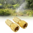 thumbnail image 1 of 2pcs Expandable Hose Repair Adaptor Garden Hose Fitting Brass Hose Connector, 1 of 9