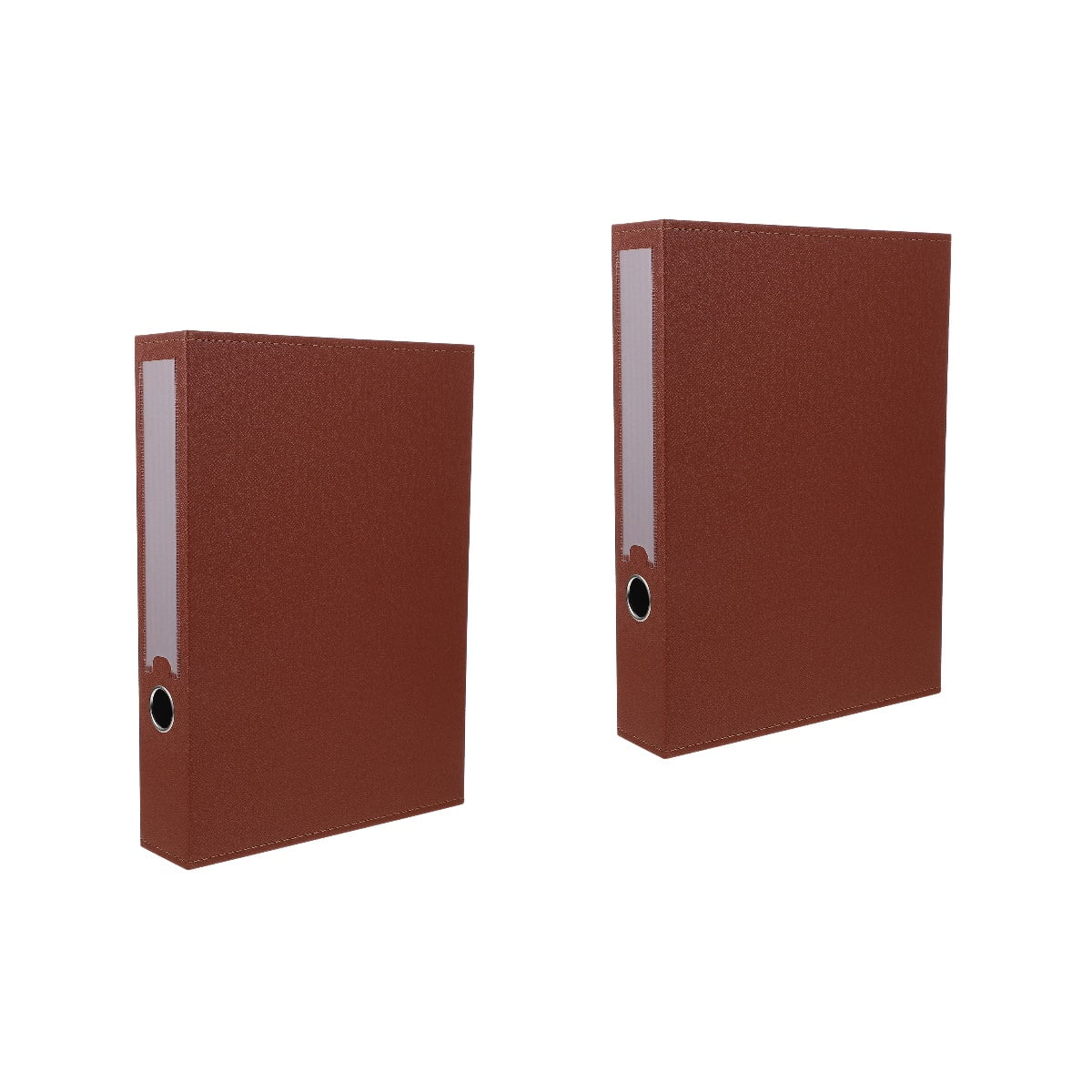 Supvox Wear-Resistant Brown A4 Document Folder for Home Office Organizer 2Pcs