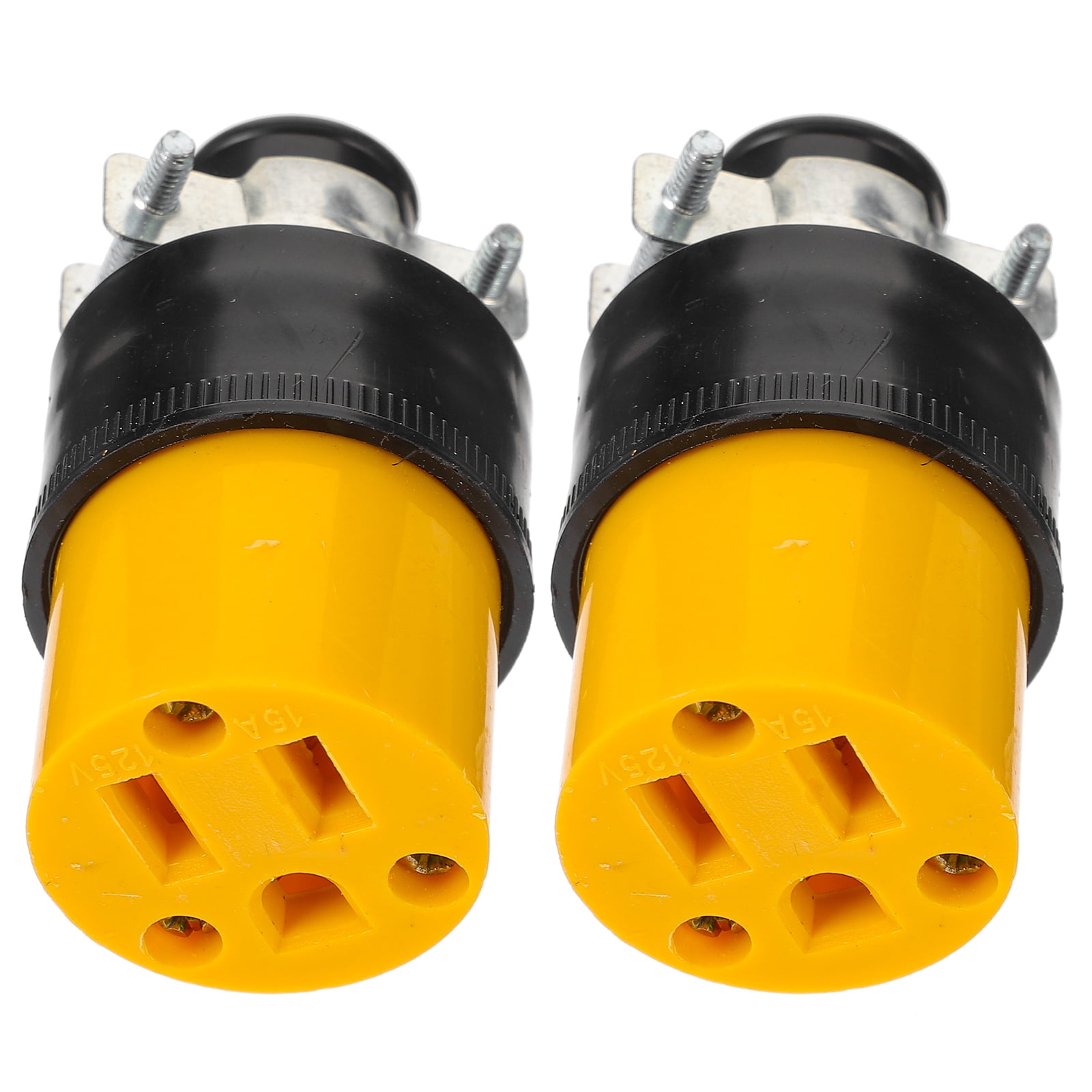 2pcs Extension Cord Replacement End 3prong Grounding Replacement