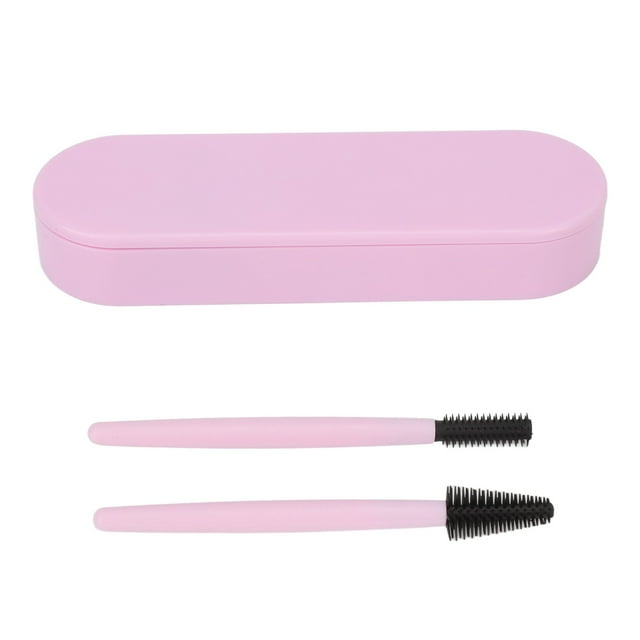 2pcs Eyelash Brush Silicone Eyebrow Elastic Portable Reusable Mascara