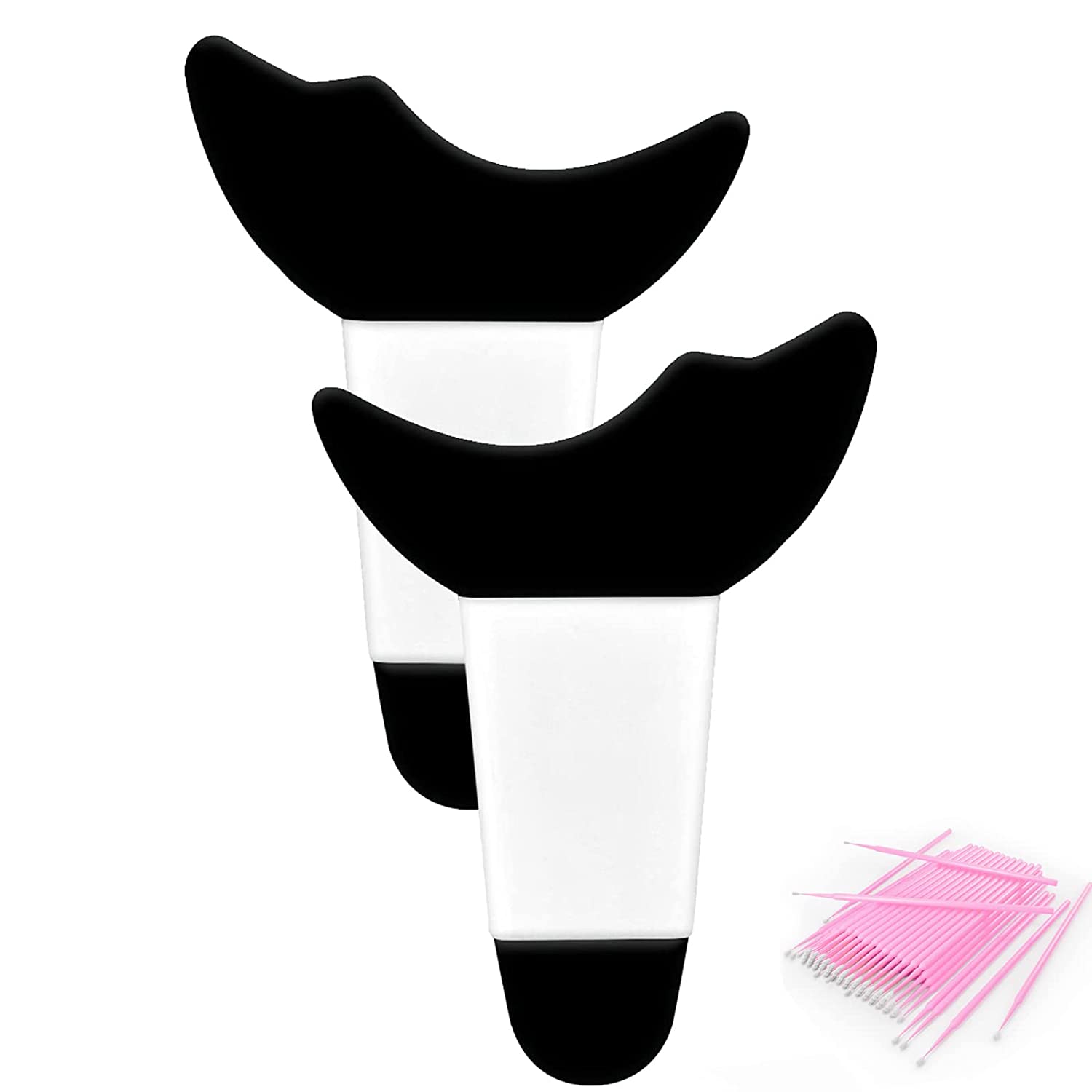 2pcs Eyeliner Stencils Silicone Winged Tip Eyeliner Aid Eyebrow Pencil
