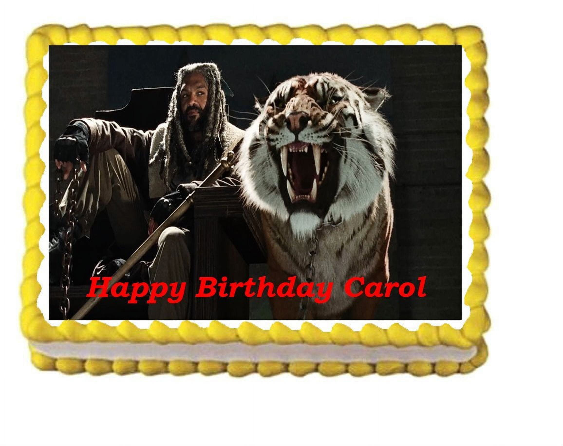 2pcs Ezekiel Shiva Birthday Party Icing Edible Cake Topper Image sheet