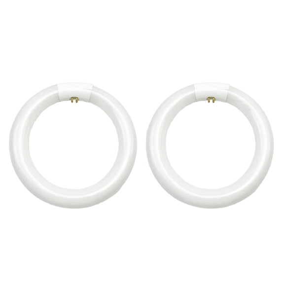 2pcs FC8T9/CW Circular Fluorescent Light Bulb,8Inch Round T9 22W Circline Bulbs Replacement for Circle Ceiling Fixture