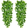 thumbnail image 1 of 2pcs Fake Hanging Plants for Room Decor, 3.6ft Artificial Ivy Pothos Vine for Wall Living Room Patio Indoor Outdoor Home Shelf Office Decor (No Baskets), 1 of 5