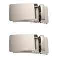 2pcs Fashion Men's Business Alloy Automatic Buckle Unique Mens Plaque
