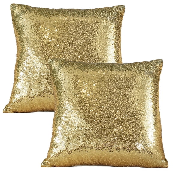 2pcs Fashion beautiful sequin Cushion Waist pillow Throw pillow does not include pillow core