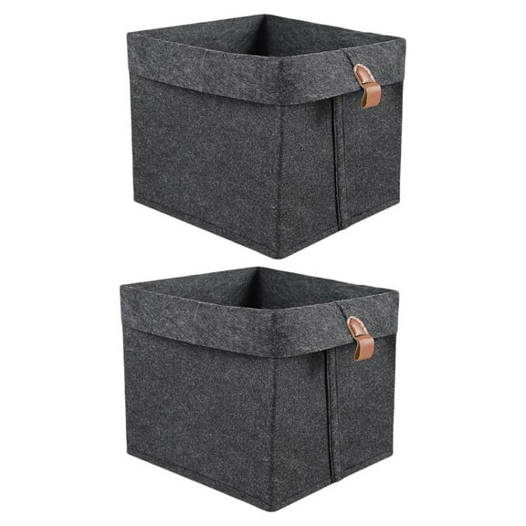2pcs Fashionable Children's Toy Organizers Cubes 12L Capacity Craft from Safe Farbic Felt Materials for Playrooms