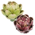 thumbnail image 1 of STRANDCHIC Decorative Shiny Artichokes Faux Artichokes Green 2Pcs Home Desktop, 1 of 9