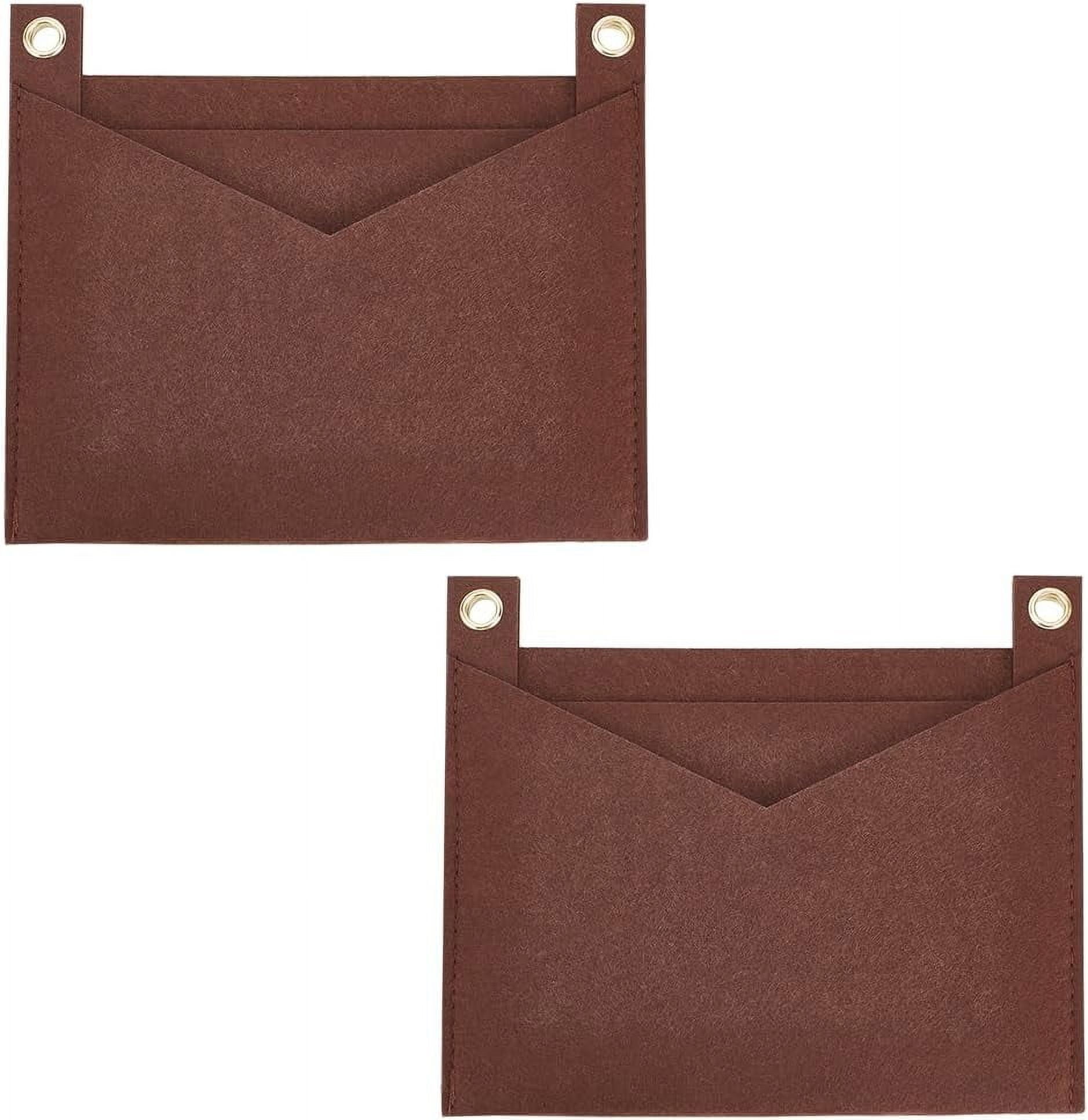2pcs Felt Purse Insert Organizer Mini Handbag Shaper Rectangle Pocket ...