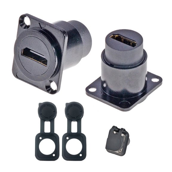 2pcs Female to Female Adapter High-Density Multichip Interconnect Through Socket