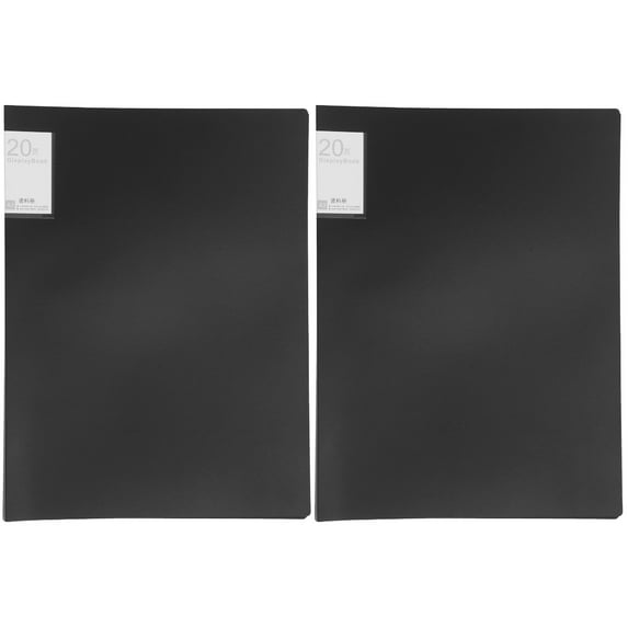 2pcs File Folder File Storage Organizer Display Folder File Organizer Practical File Folder Container