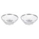 2pcs Fine Mesh Strainer for Kitchen, 7x3.14inch Stainless Steel Colander Bowl for Pasta, Rice, Fruit, Metal Net Baskets with Resting Base - Strain, Drain, Rinse