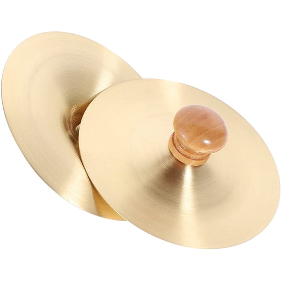 2pcs Finger Cymbals Percussion Instrument Metal Finger Cymbals Silver Dance Finger Zills for Playing
