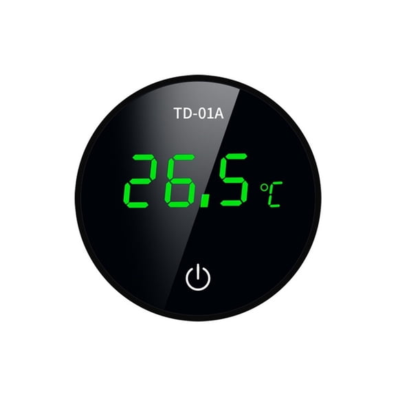 2pcs Fish Tank Digital Thermometer Accurate LED Display to Tank Thermometer Aquarium Temperature Measurement Suitable for Fish, Axolotl, Turtle or Aquaticrechargeable