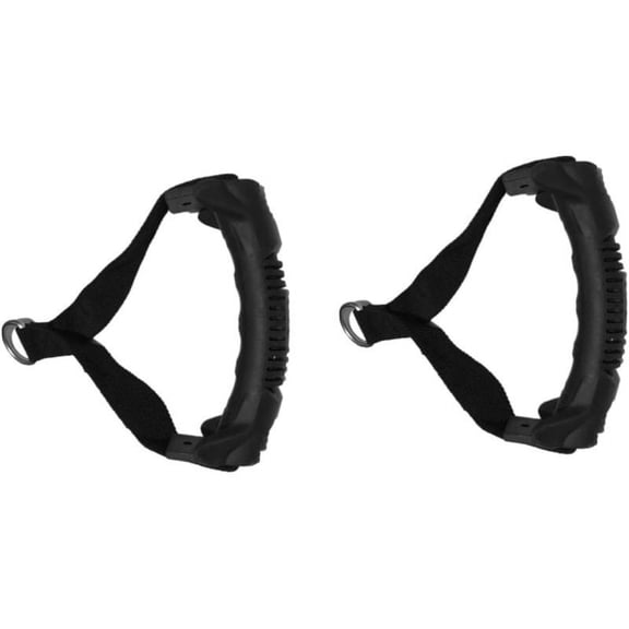 2pcs Fitness Handle Single- Grip Handle Tricep Strap Push Down Sports Handle Resistance Band Handle Grips Strength Training Handle