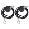 thumbnail image 1 of 2pcs Steel Fitness Cable Attachments, 4.59ft Length, 5mm Thick Replacement Cables for Gym Pulley Systems and Weight Stack Machines, 1 of 9