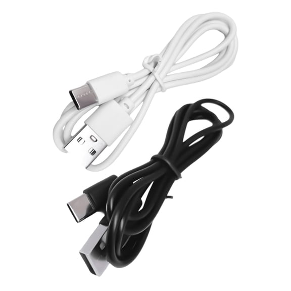 2pcs Flat Tip USB to USB C Charging Cord Quick Data Transfer Tear Resistant