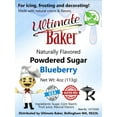 2pcs Flavored Blueberry Powdered Sugar (1x4oz), Icing Sugar