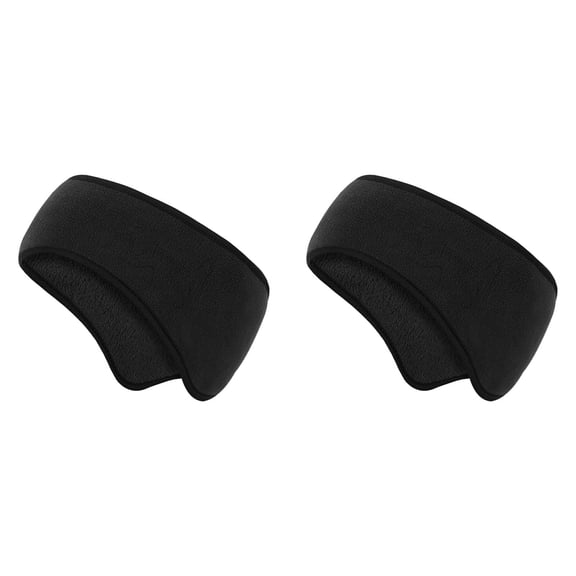 2pcs Ear Warmer Headband for Running & Skiing, Winter Ear Muffs Covers for Cold Weather, Non- Workout Headbands for Men Women, Sports Exercise Sweatband, Elastic Ear Warmers for Cycling